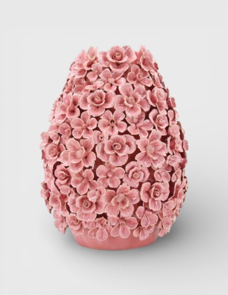 Vase en céramique rose réf. 250031RO