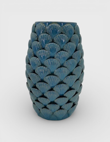 Vase en Ceramique réf. 135050AZ Bleu