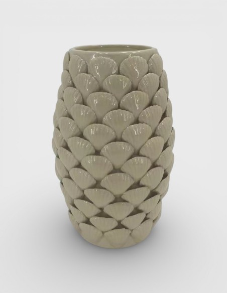Vase en ceramique réf. 135050AZ Crème