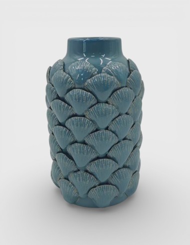 Vase en Ceramique réf. 240665-25AZ Bleu