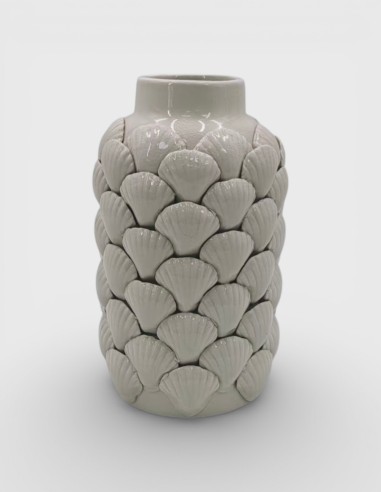 Keramikvase Art.-Nr. 240665-25BE Beige