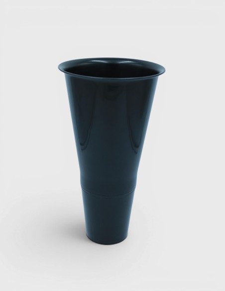 Vase en plastique noir V022B