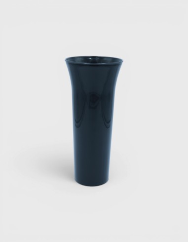 Vase en plastique noir V014B