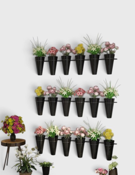 Présentoir Suspendu pour 3 Vases