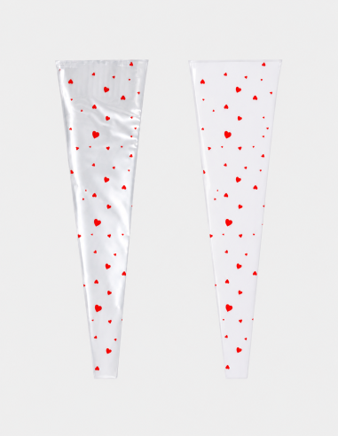 Sachet à Rose avec des Cœurs