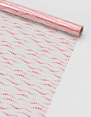 Cellophane Cœurs de Venise