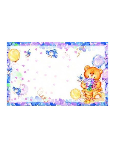 TARJETAS BRILLO MODELO BEBE