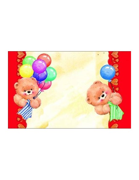 TARJETAS BRILLO MODELO BEBE