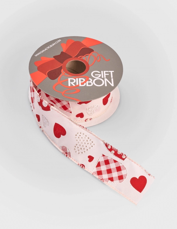 Cinta Polyester 38 mm Corazon Cuadros